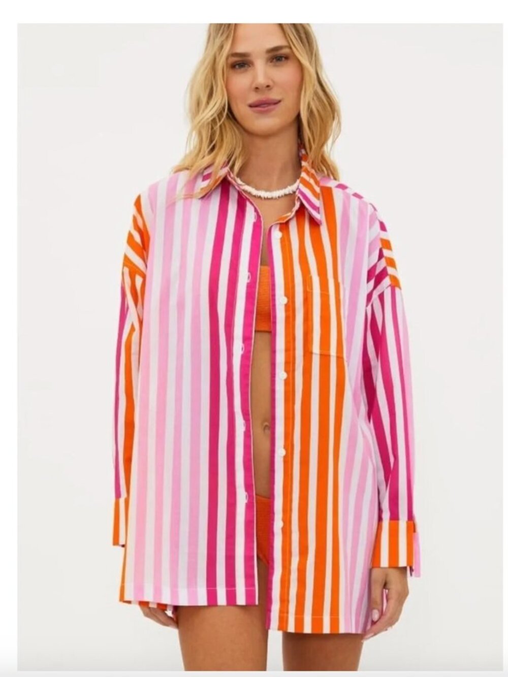 Beach Riot Alexa Top in Sunset Stripes